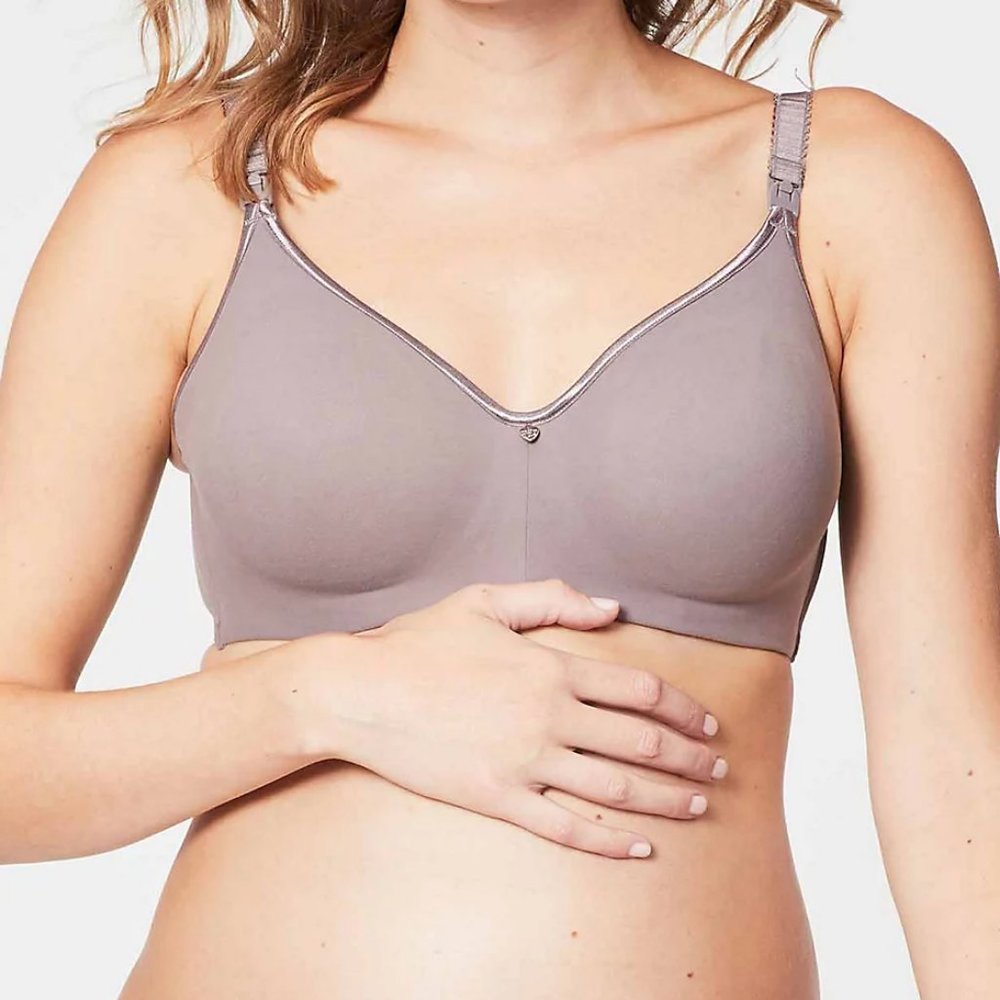 Cake Croissant Nursing Bra - Mauve / Raisin - NWT!